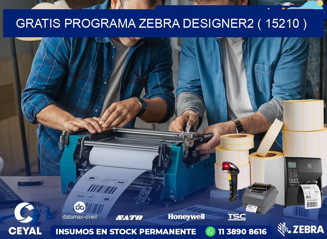 GRATIS PROGRAMA ZEBRA DESIGNER2 ( 15210 )