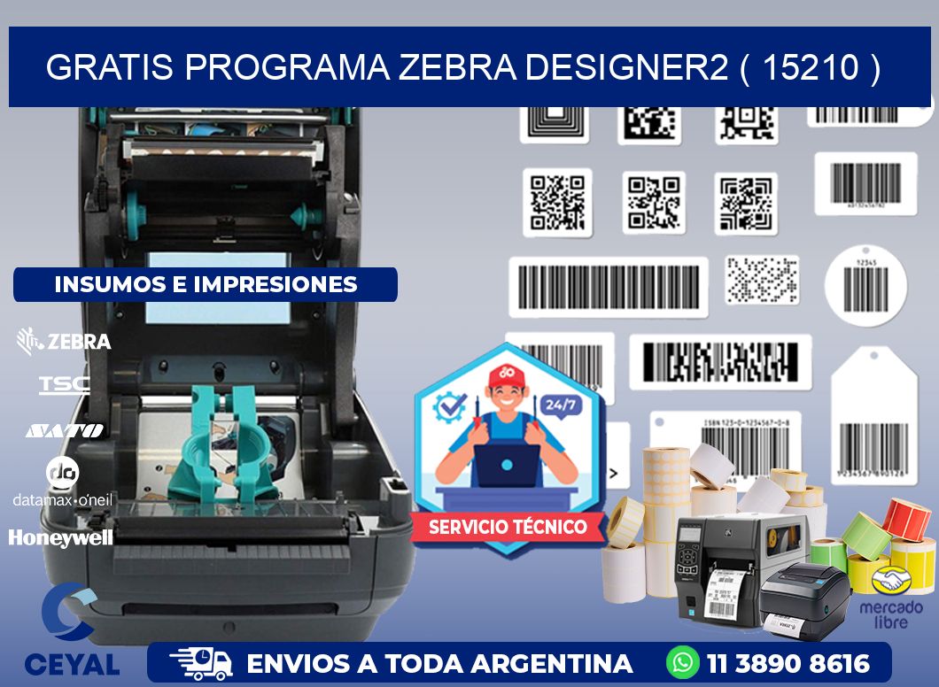 GRATIS PROGRAMA ZEBRA DESIGNER2 ( 15210 )