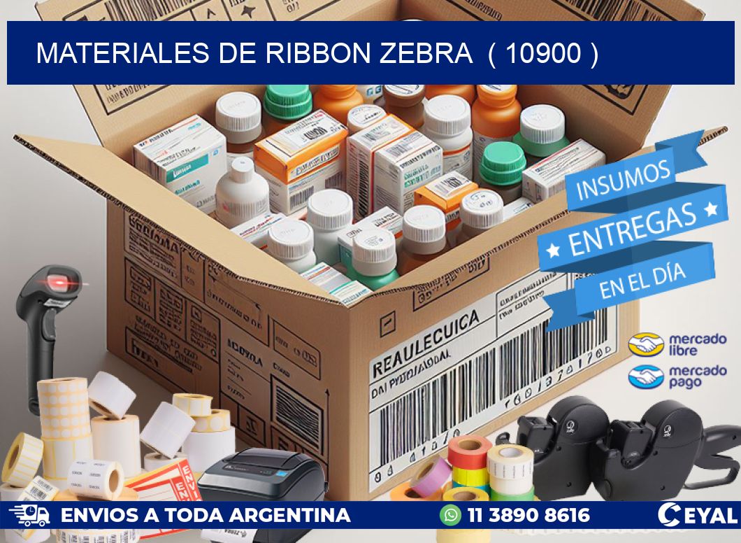 MATERIALES DE RIBBON ZEBRA  ( 10900 )