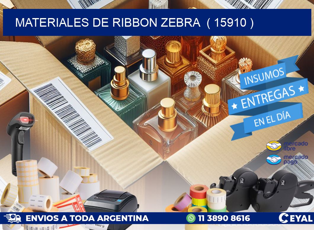 MATERIALES DE RIBBON ZEBRA  ( 15910 )