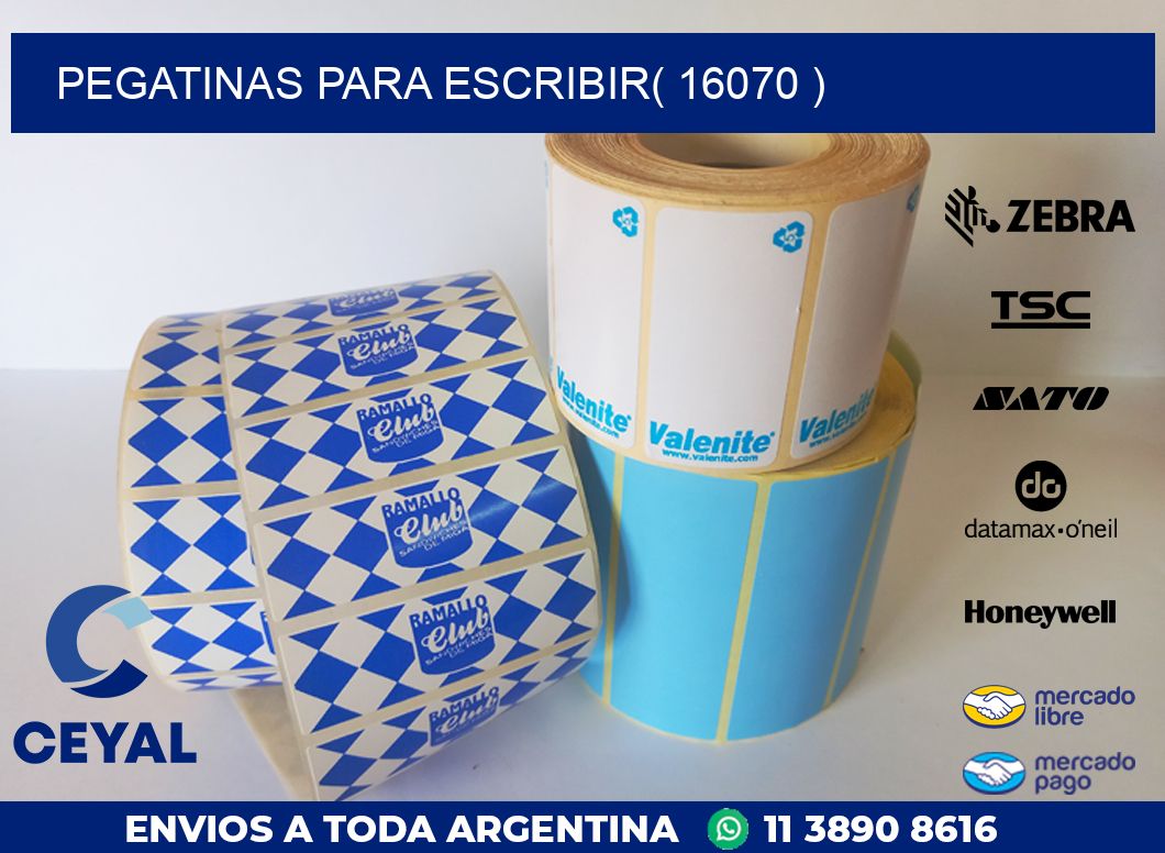 PEGATINAS PARA ESCRIBIR( 16070 )