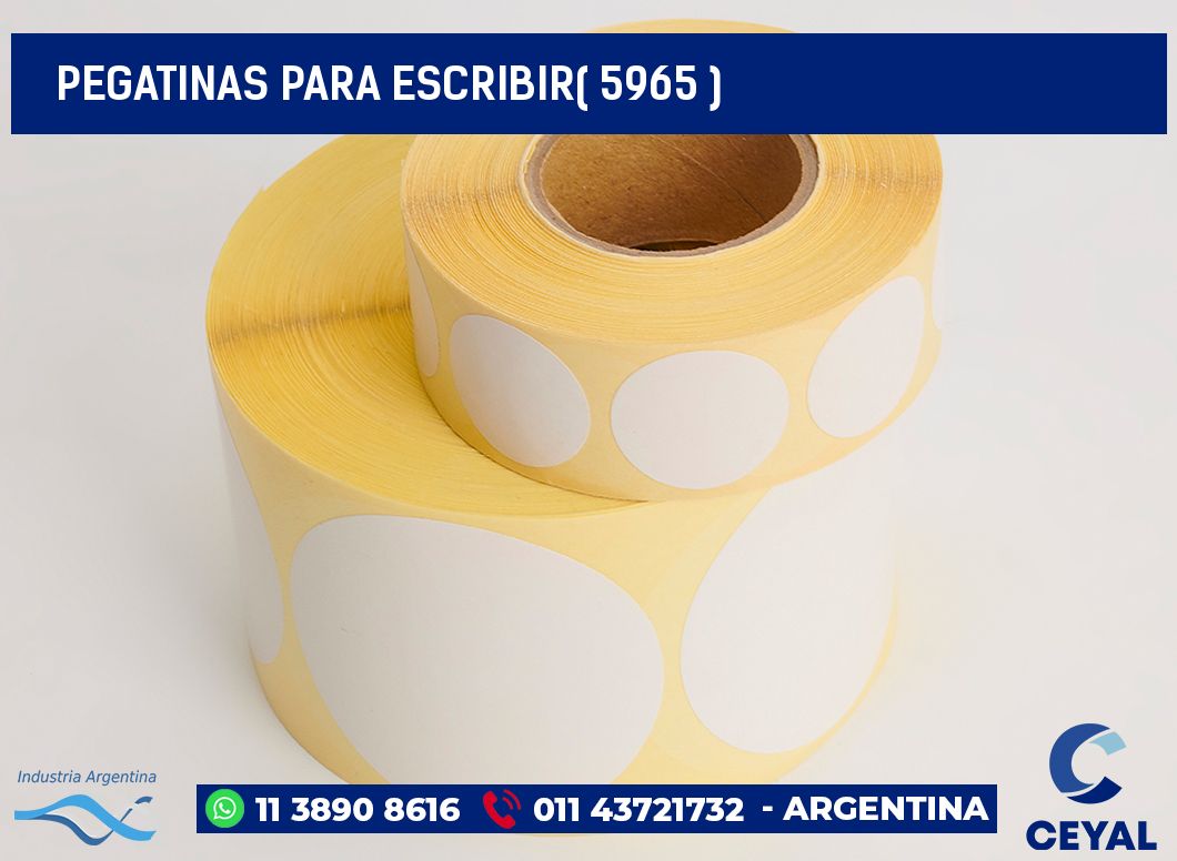 PEGATINAS PARA ESCRIBIR( 5965 )