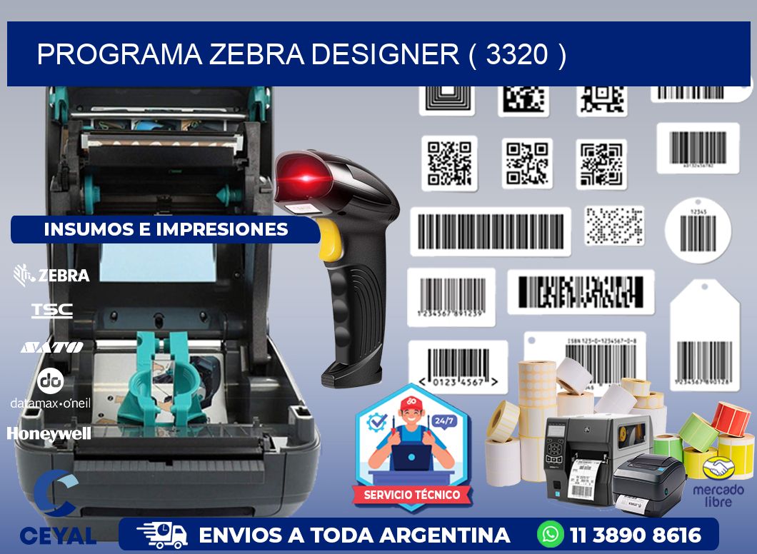 PROGRAMA ZEBRA DESIGNER ( 3320 )