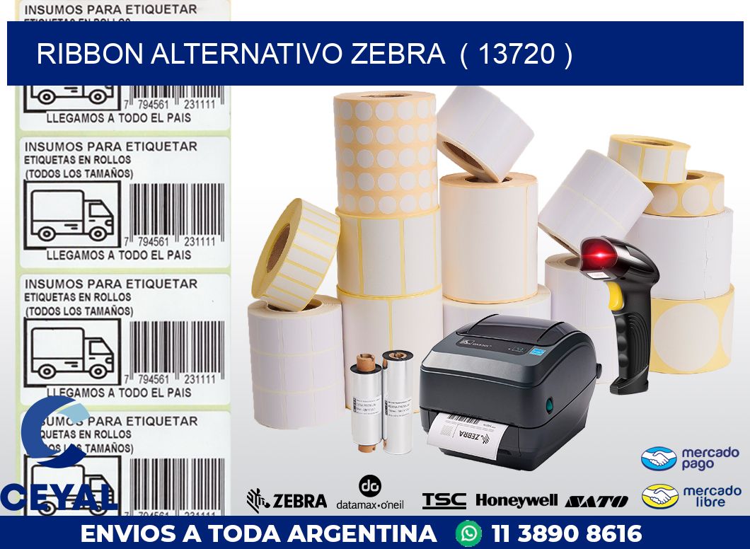 RIBBON ALTERNATIVO ZEBRA  ( 13720 )