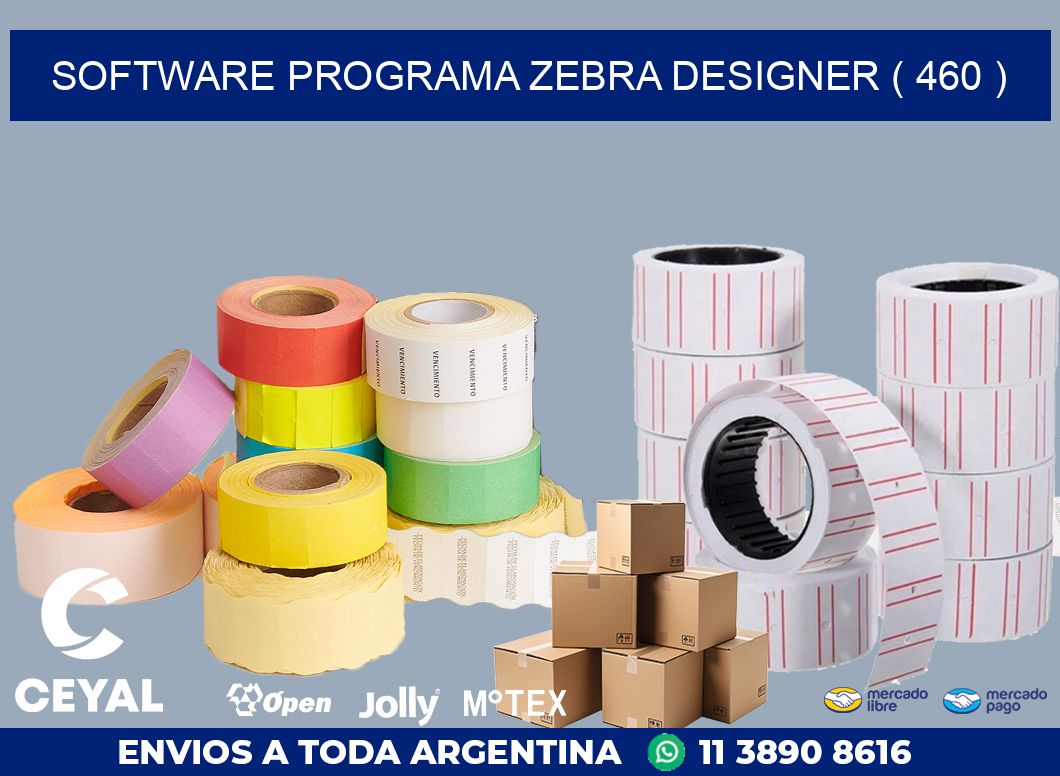 SOFTWARE PROGRAMA ZEBRA DESIGNER ( 460 )