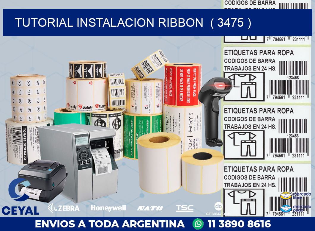 TUTORIAL INSTALACION RIBBON  ( 3475 )