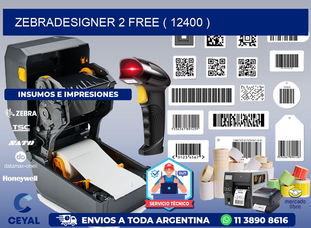 ZEBRADESIGNER 2 FREE ( 12400 )