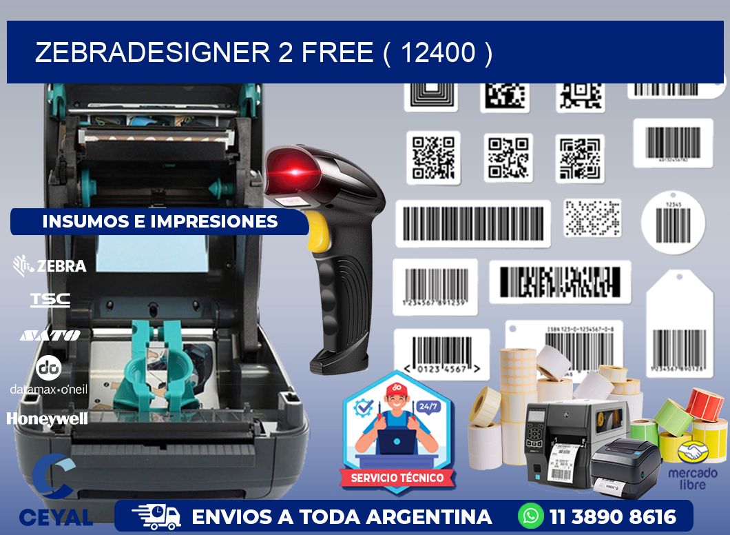 ZEBRADESIGNER 2 FREE ( 12400 )