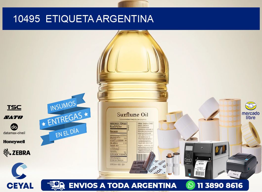 10495  ETIQUETA ARGENTINA