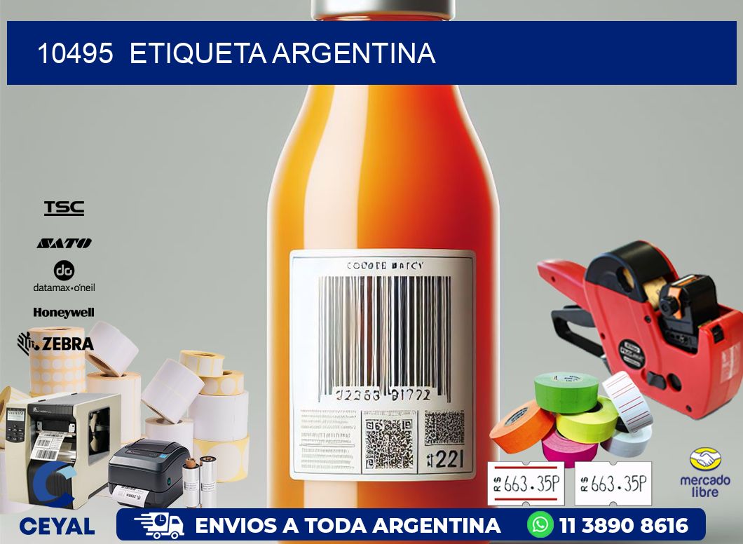 10495  ETIQUETA ARGENTINA