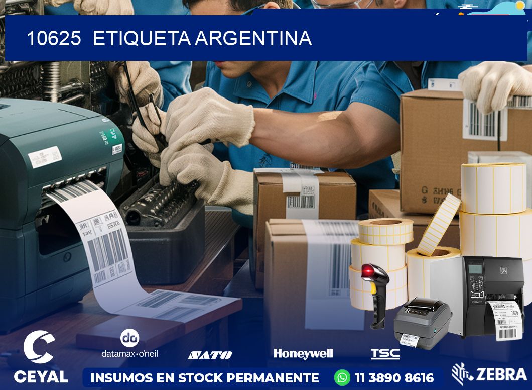 10625  ETIQUETA ARGENTINA