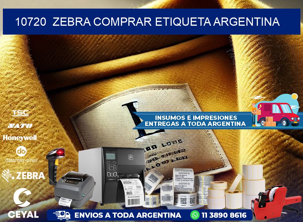 10720  ZEBRA COMPRAR ETIQUETA ARGENTINA