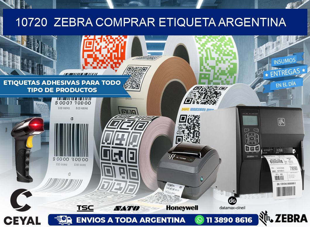 10720  ZEBRA COMPRAR ETIQUETA ARGENTINA