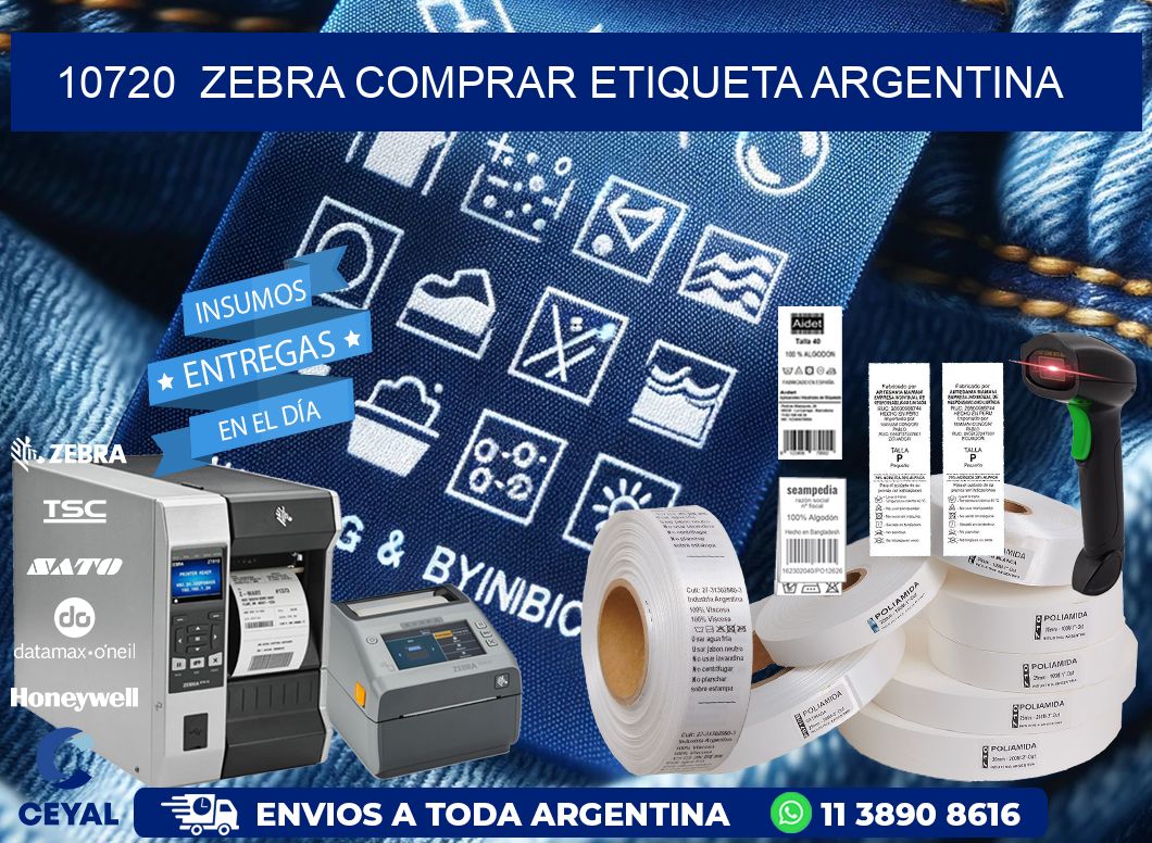 10720  ZEBRA COMPRAR ETIQUETA ARGENTINA