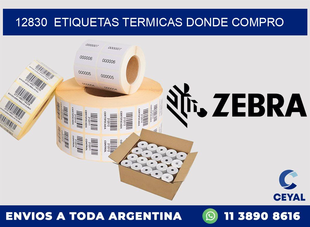 12830  ETIQUETAS TERMICAS DONDE COMPRO