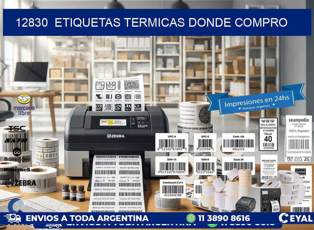 12830  ETIQUETAS TERMICAS DONDE COMPRO