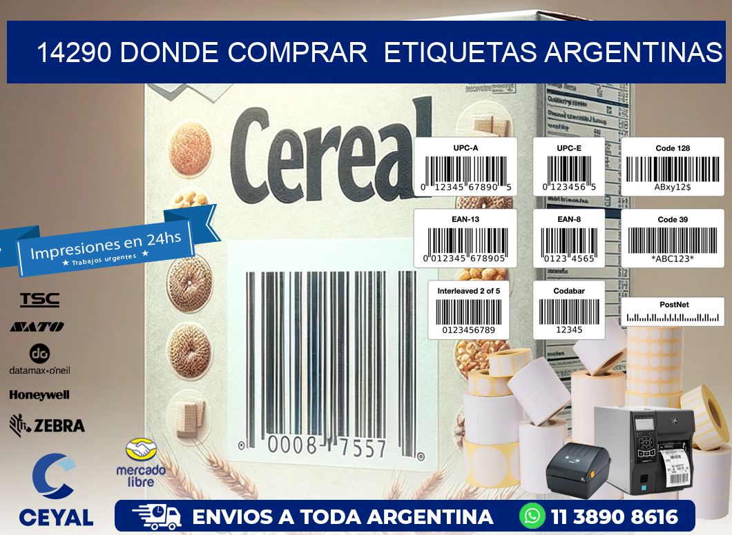 14290 DONDE COMPRAR  ETIQUETAS ARGENTINAS