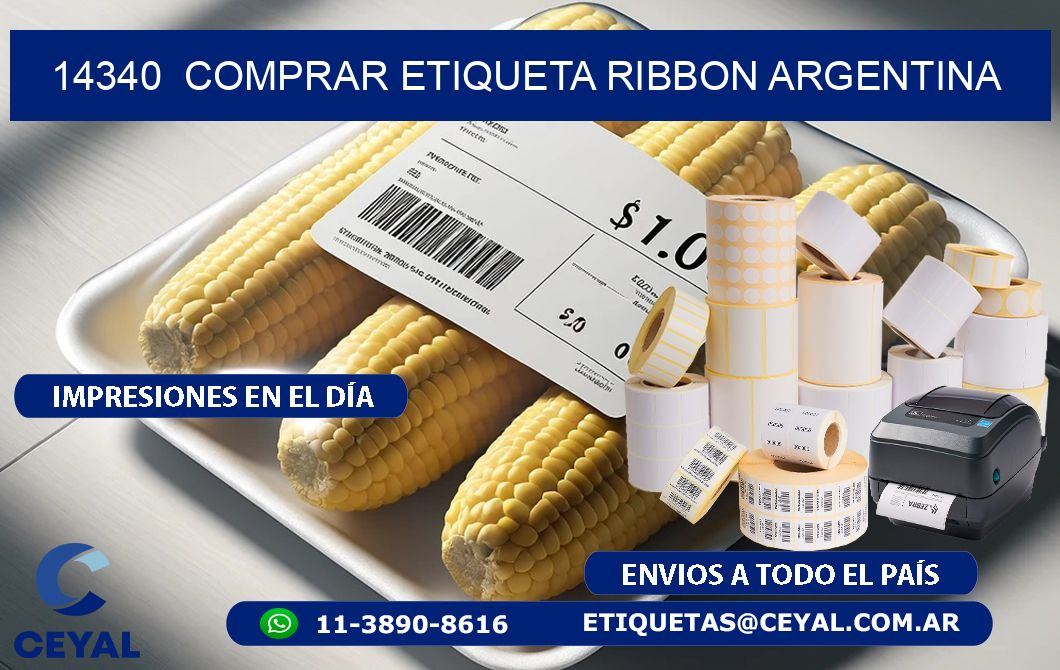 14340  COMPRAR ETIQUETA RIBBON ARGENTINA