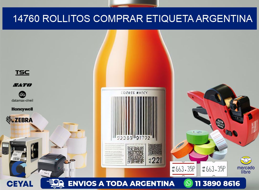 14760 ROLLITOS COMPRAR ETIQUETA ARGENTINA