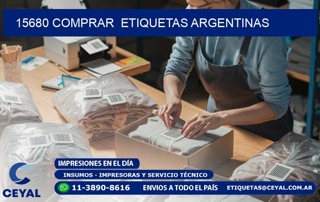 15680 COMPRAR  ETIQUETAS ARGENTINAS