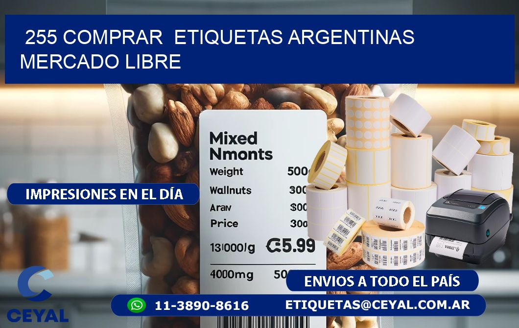 255 COMPRAR  ETIQUETAS ARGENTINAS MERCADO LIBRE