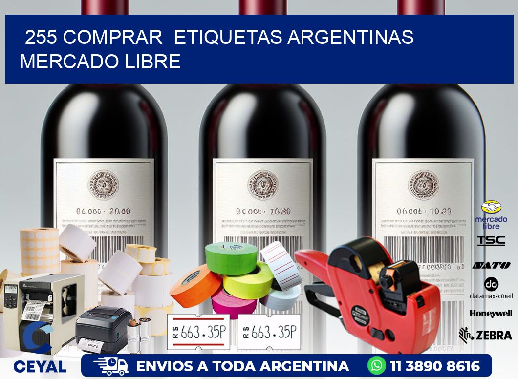 255 COMPRAR  ETIQUETAS ARGENTINAS MERCADO LIBRE