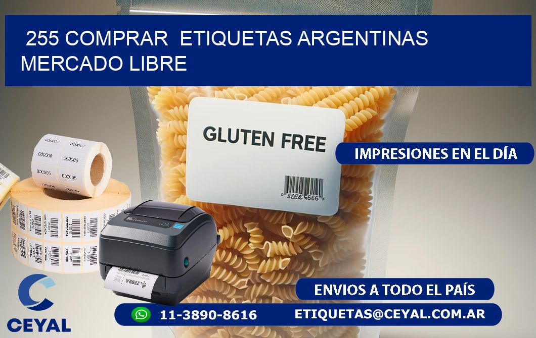 255 COMPRAR  ETIQUETAS ARGENTINAS MERCADO LIBRE