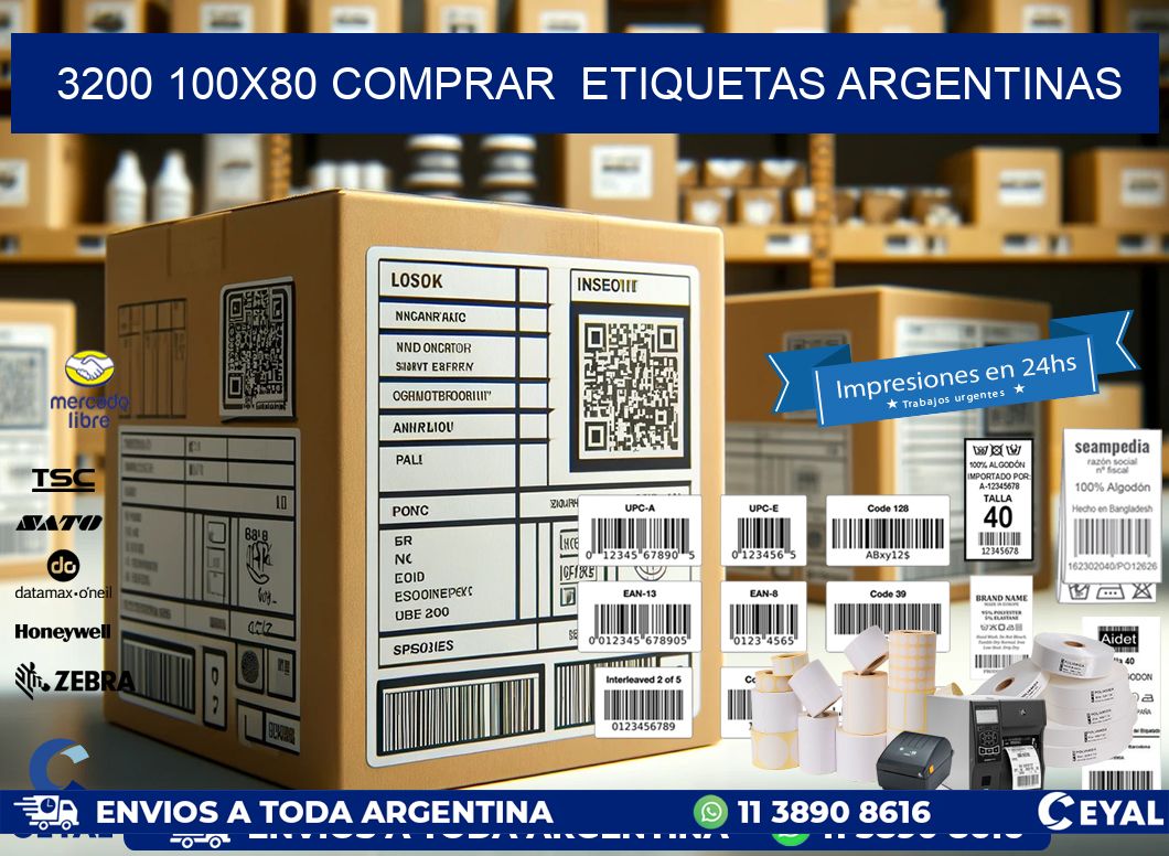 3200 100X80 COMPRAR  ETIQUETAS ARGENTINAS