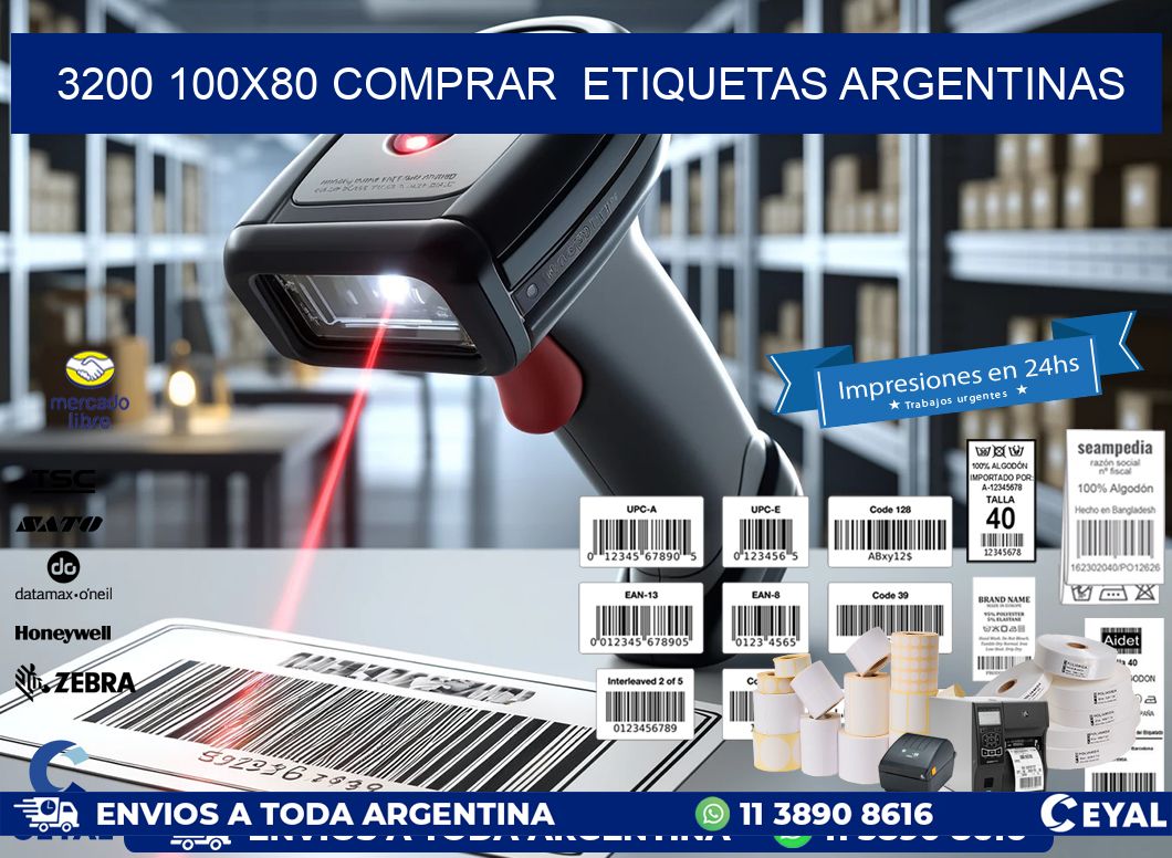 3200 100X80 COMPRAR  ETIQUETAS ARGENTINAS