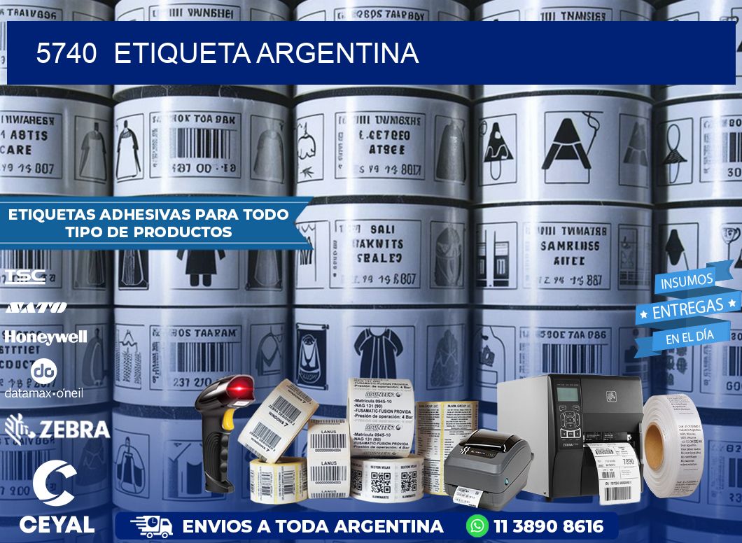 5740  ETIQUETA ARGENTINA