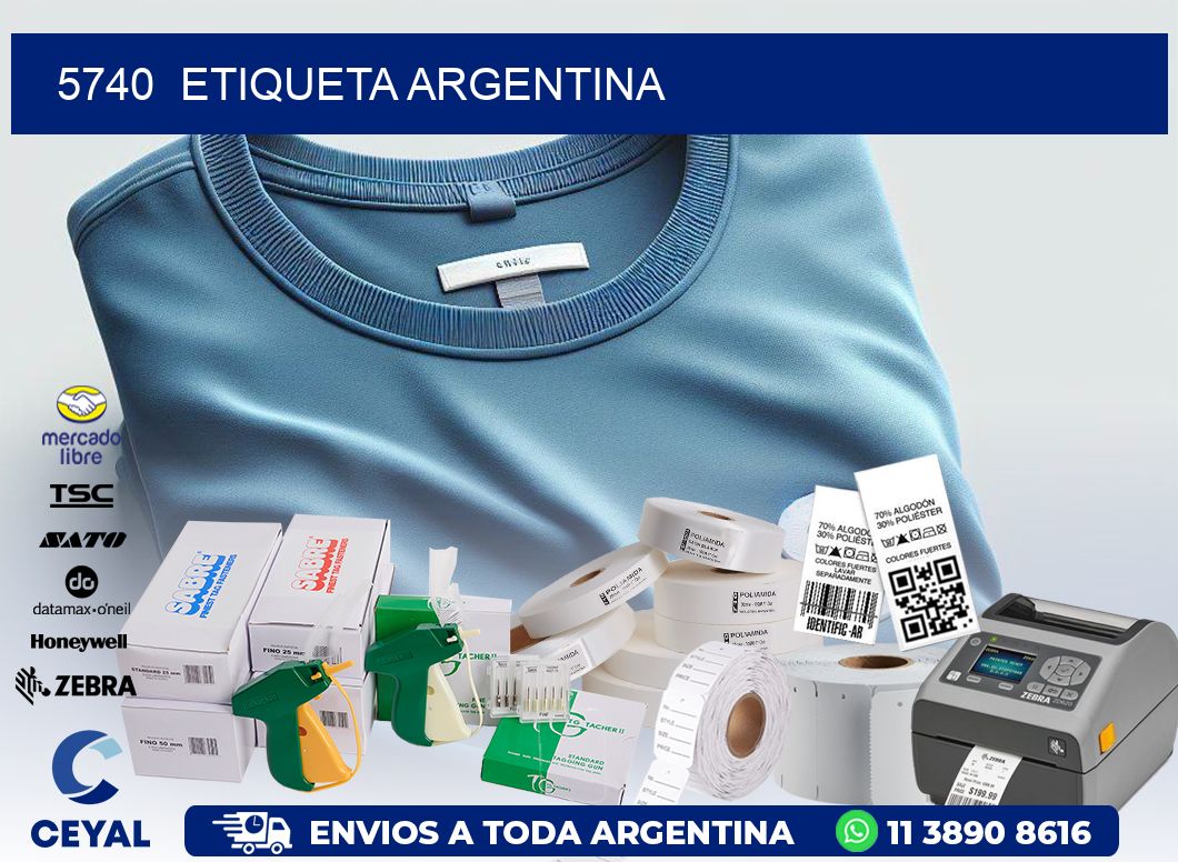 5740  ETIQUETA ARGENTINA