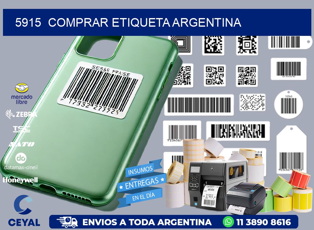 5915  COMPRAR ETIQUETA ARGENTINA