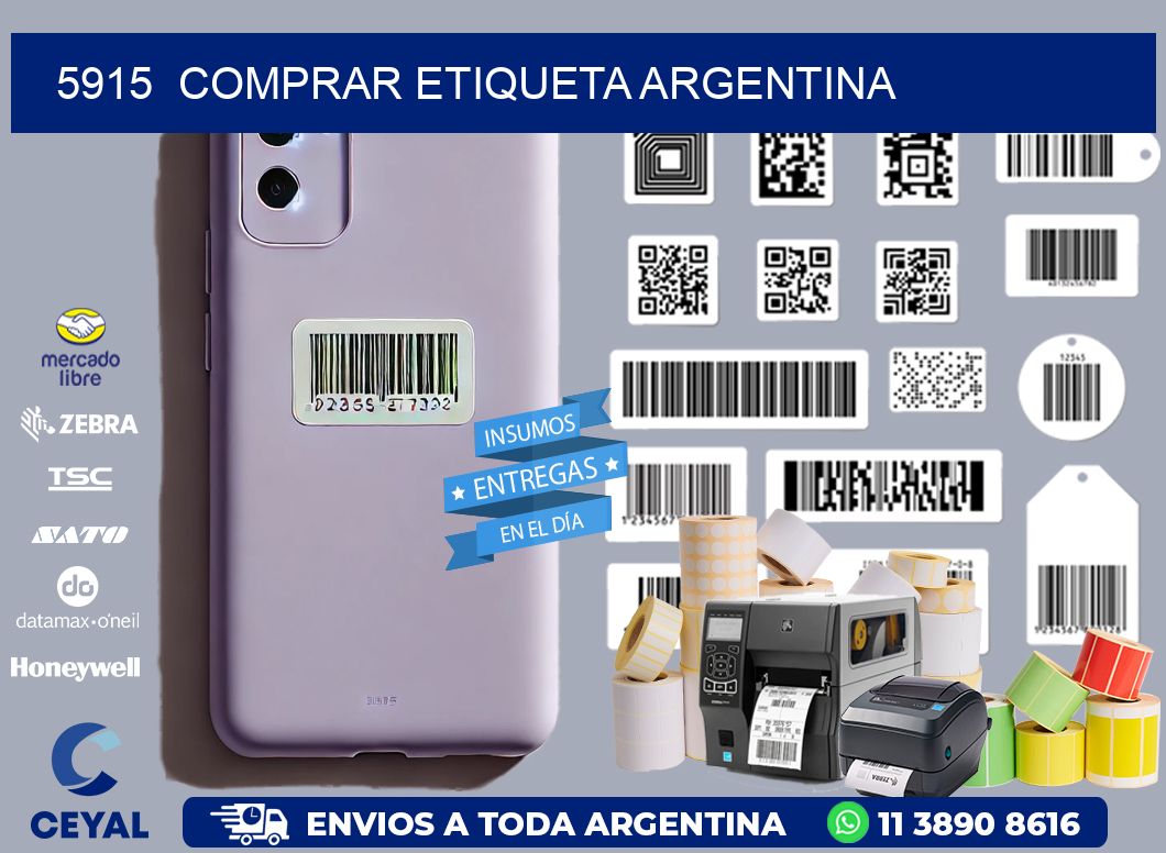 5915  COMPRAR ETIQUETA ARGENTINA