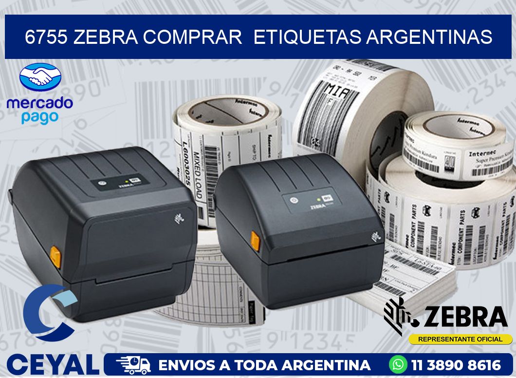 6755 ZEBRA COMPRAR  ETIQUETAS ARGENTINAS