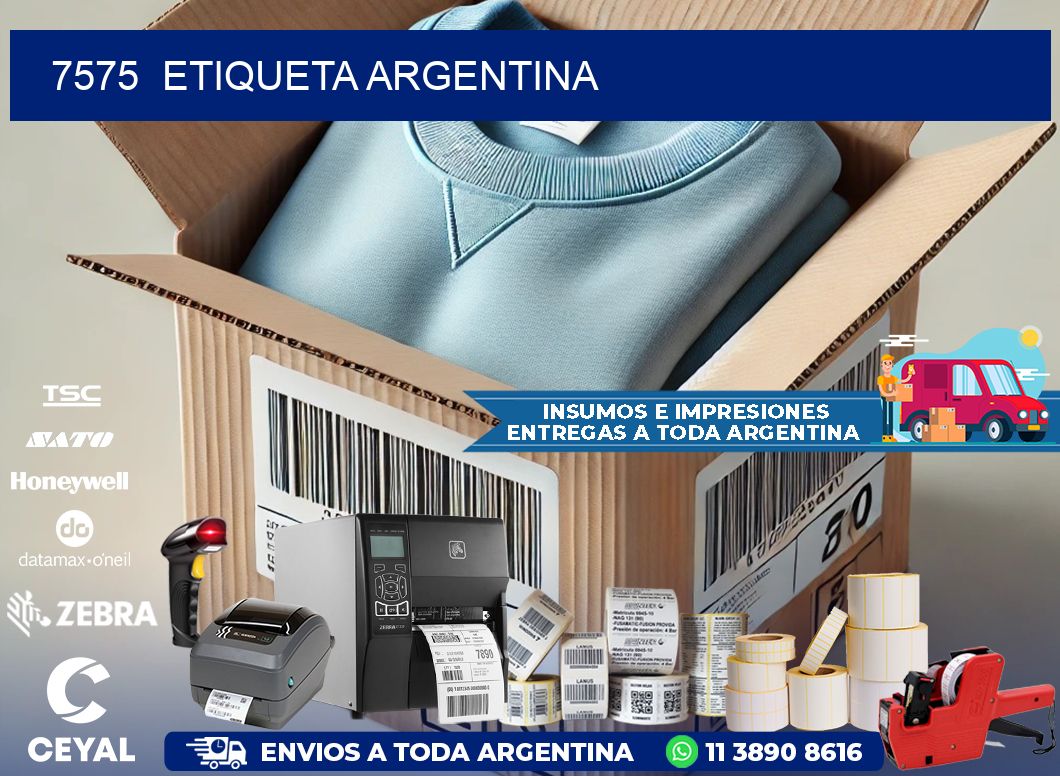 7575  ETIQUETA ARGENTINA