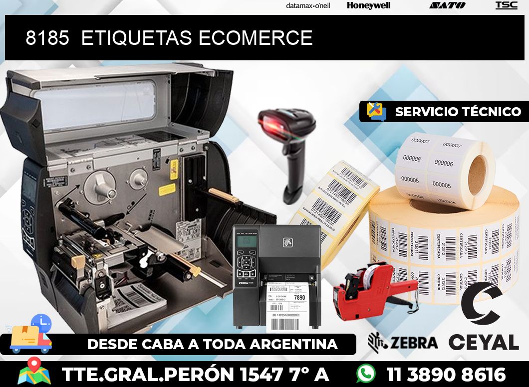 8185  ETIQUETAS ECOMERCE