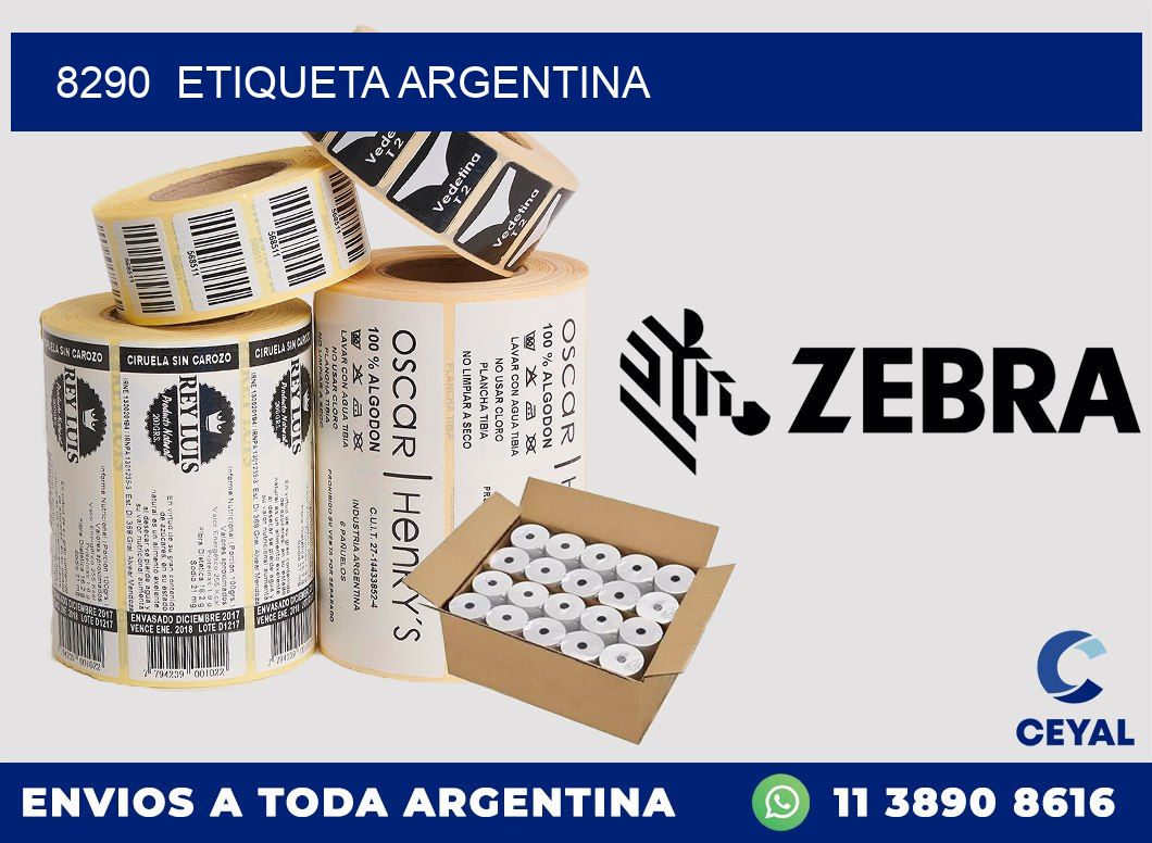 8290  ETIQUETA ARGENTINA