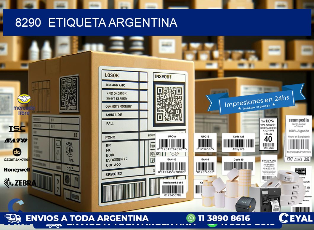 8290  ETIQUETA ARGENTINA