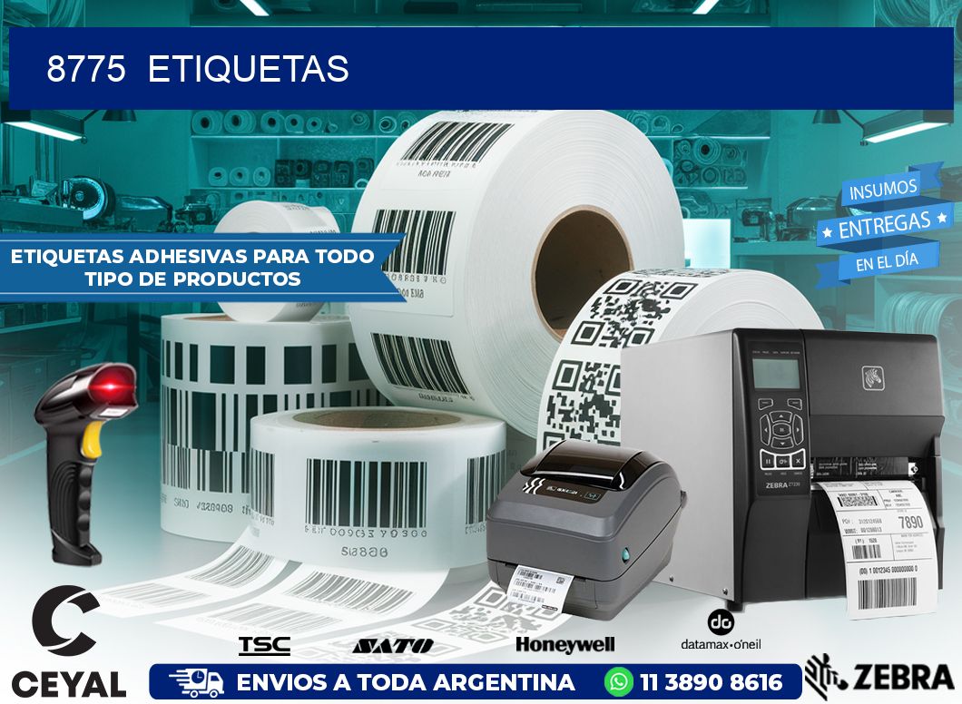 8775  ETIQUETAS