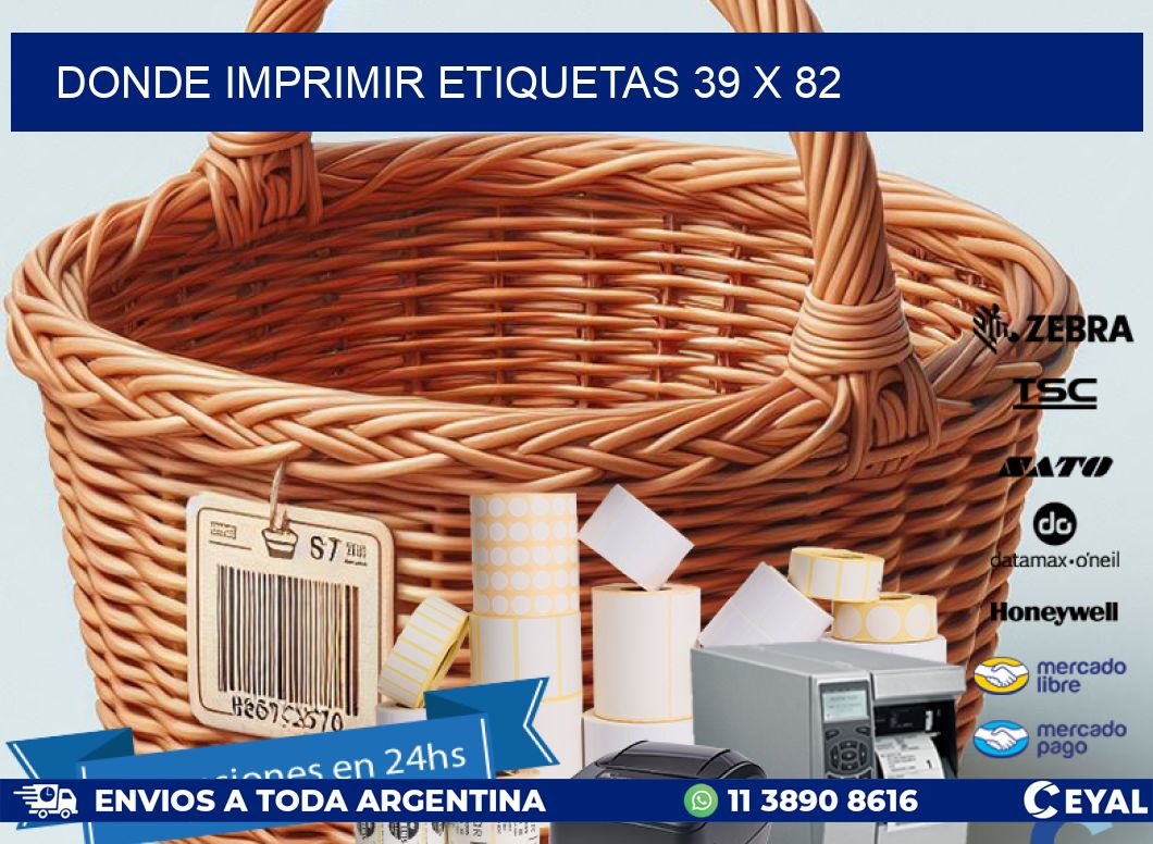 DONDE IMPRIMIR ETIQUETAS 39 x 82