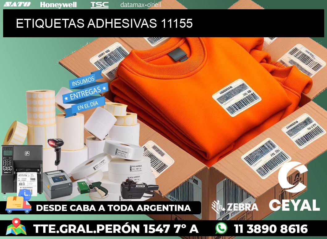 ETIQUETAS ADHESIVAS 11155