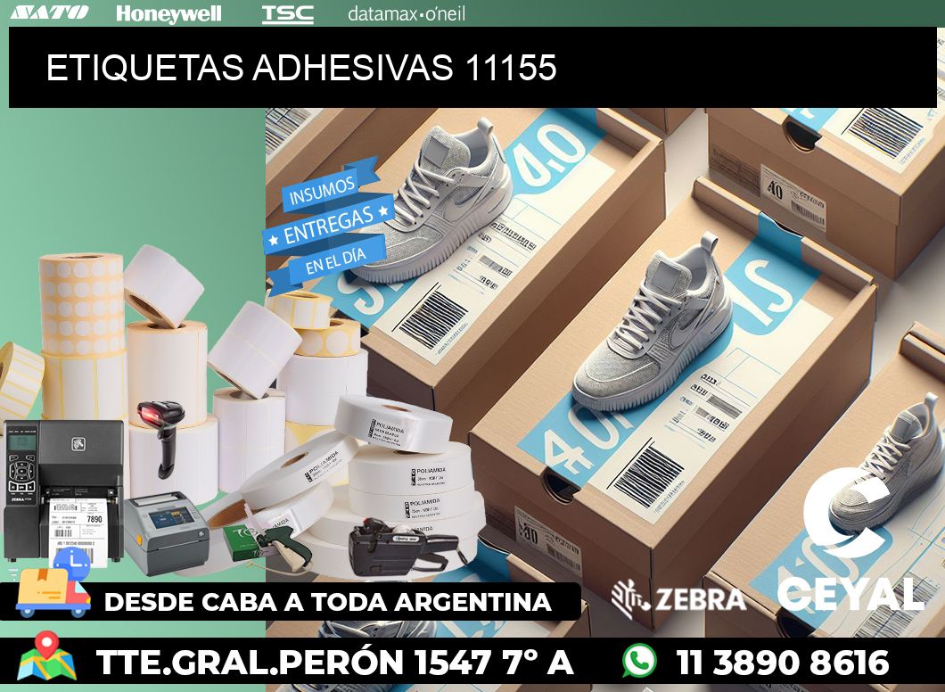 ETIQUETAS ADHESIVAS 11155