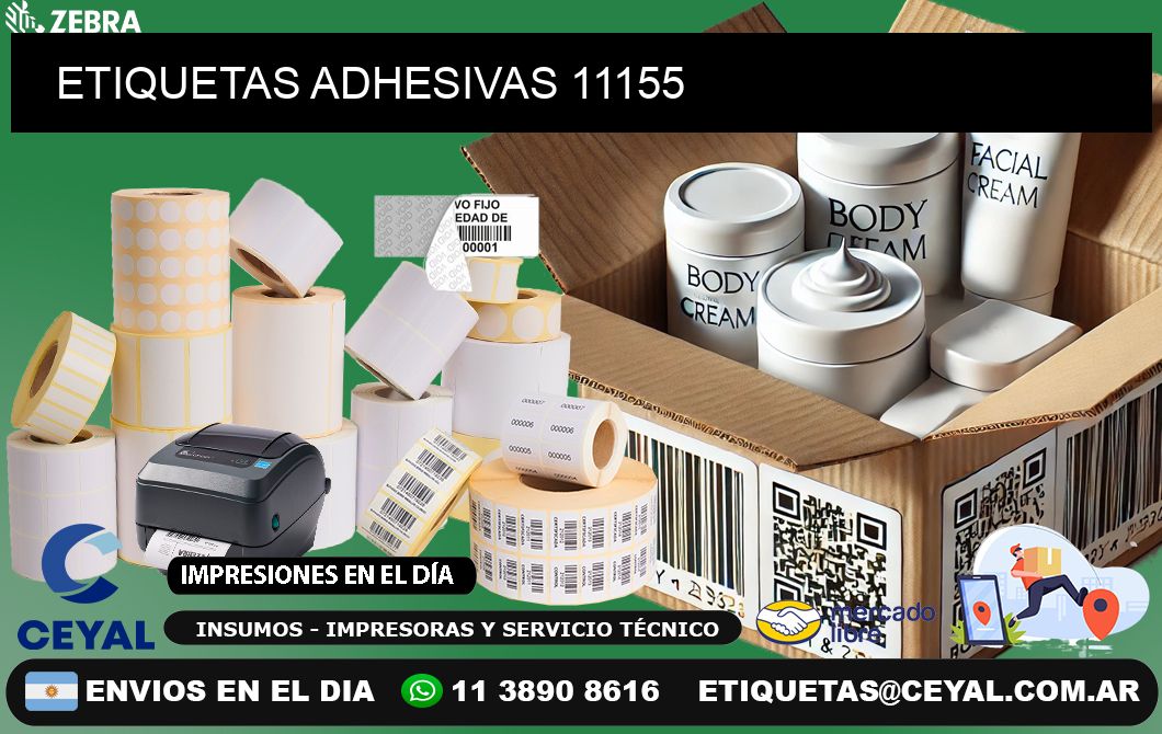 ETIQUETAS ADHESIVAS 11155