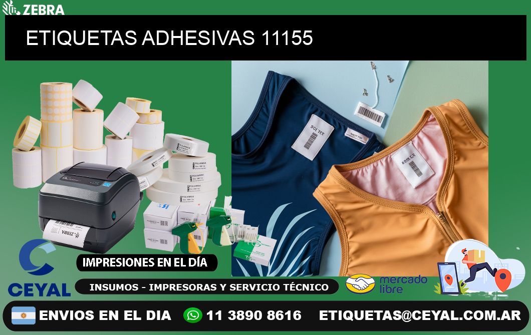 ETIQUETAS ADHESIVAS 11155