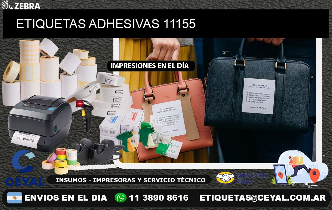 ETIQUETAS ADHESIVAS 11155