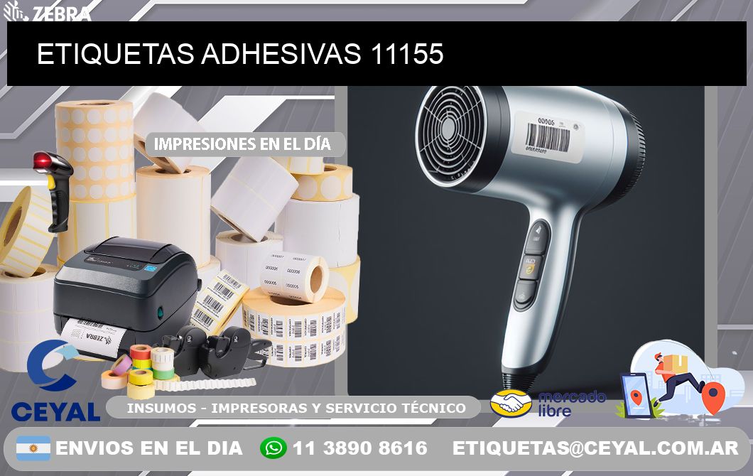 ETIQUETAS ADHESIVAS 11155