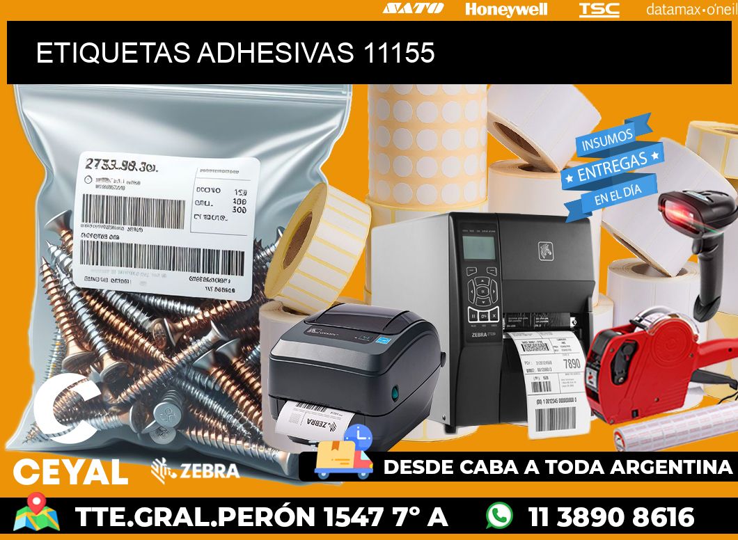 ETIQUETAS ADHESIVAS 11155