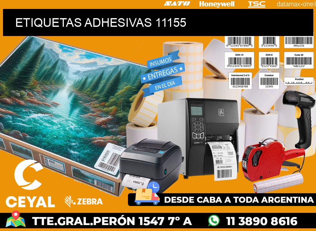 ETIQUETAS ADHESIVAS 11155