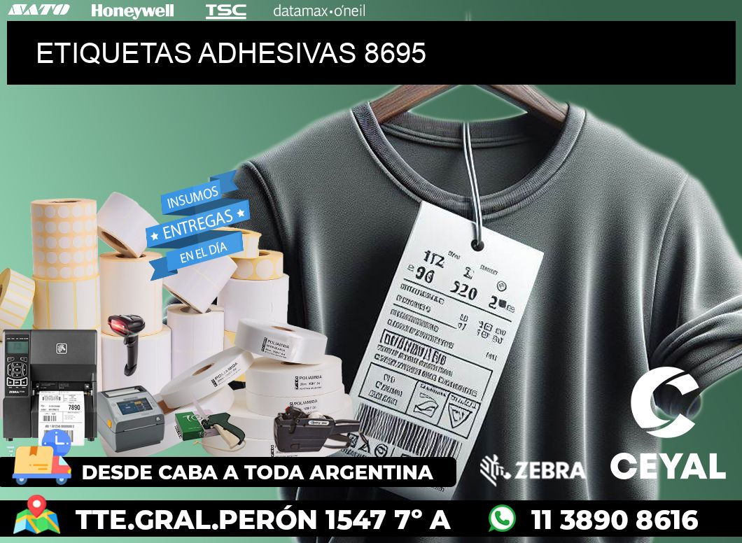 ETIQUETAS ADHESIVAS 8695