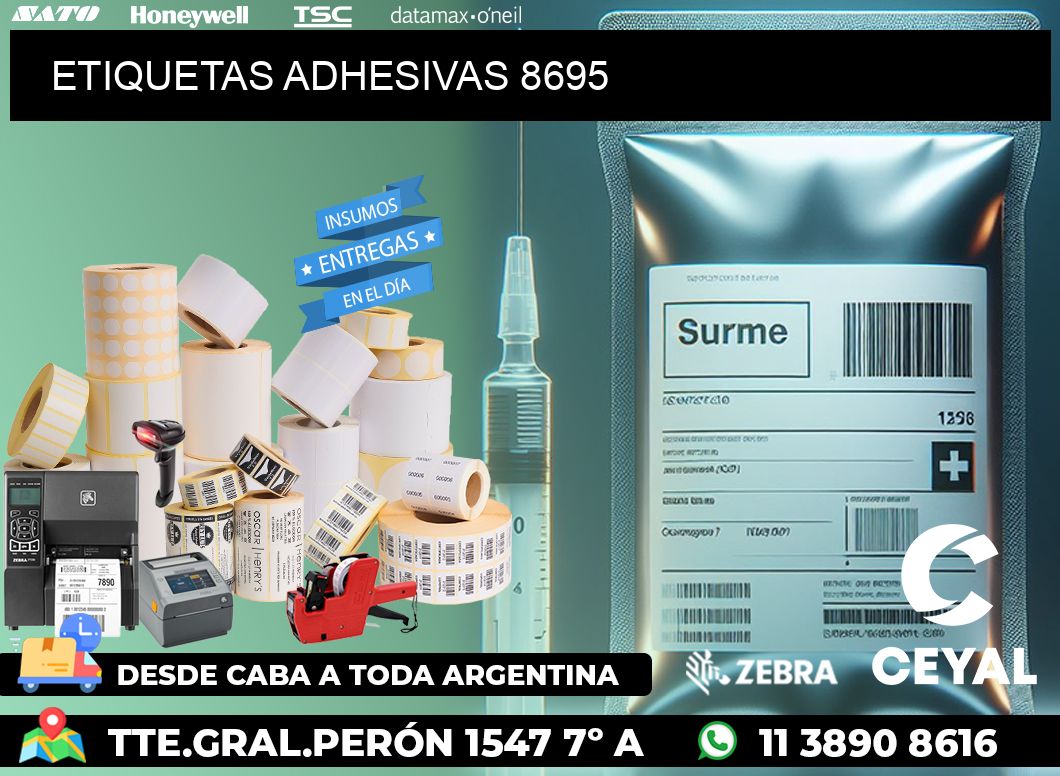 ETIQUETAS ADHESIVAS 8695